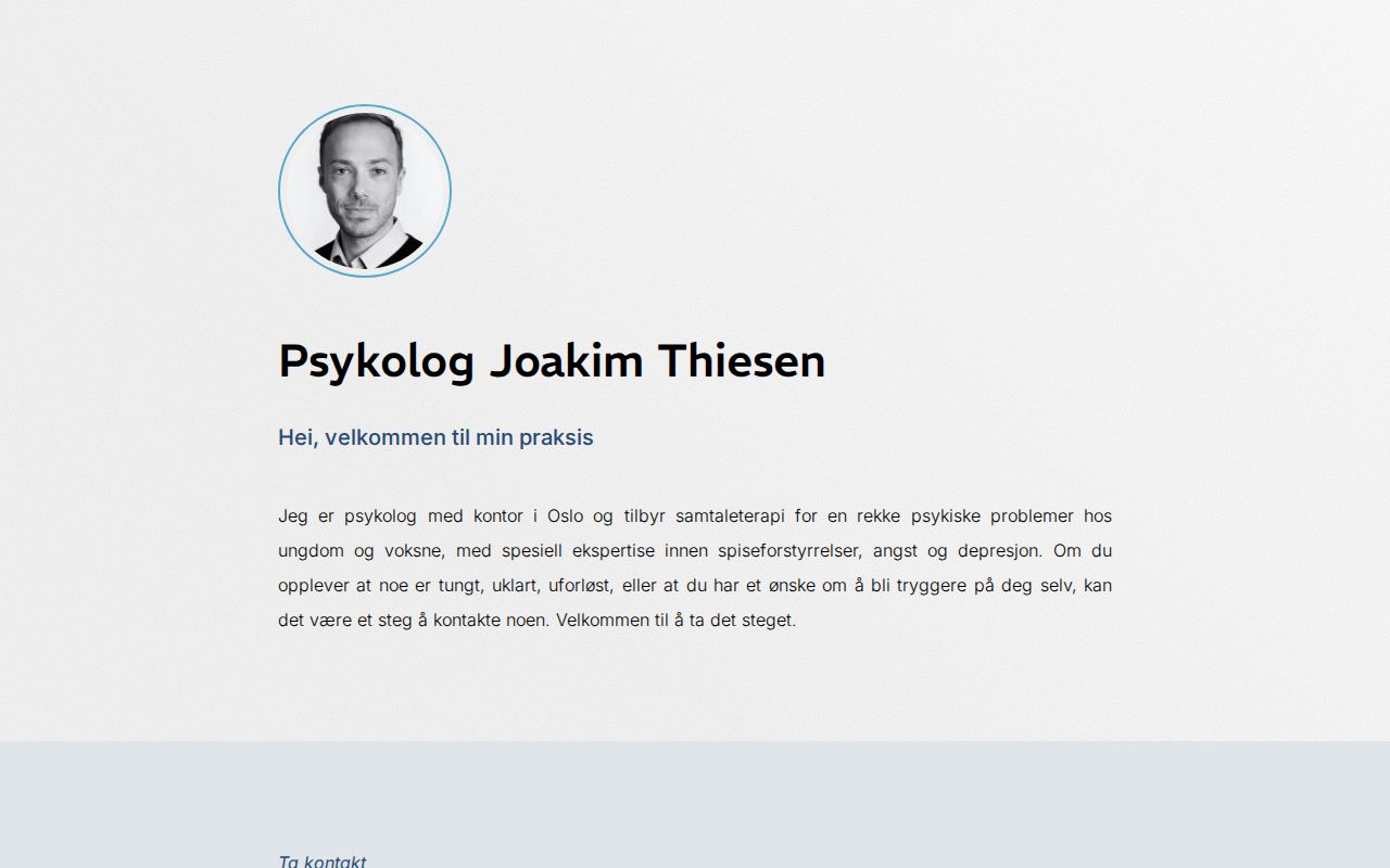 Psykolog Thiesen