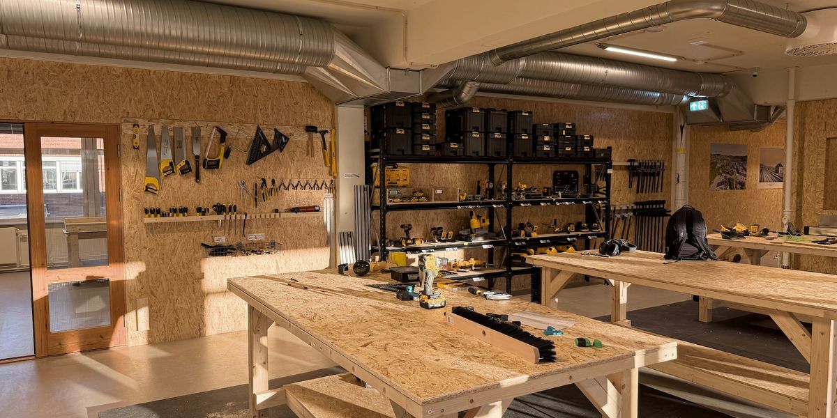 Spon | Hobbysnekkerverksted på drop-in eller medlemskap 