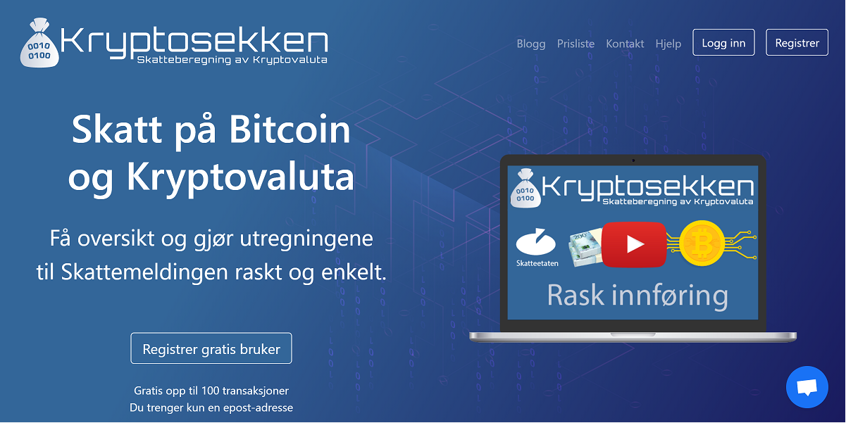 Kryptosekken - Skatt på Bitcoin og Kryptovaluta