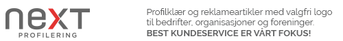Profilklær og reklameartikler med trykk og logo | Next Profilering