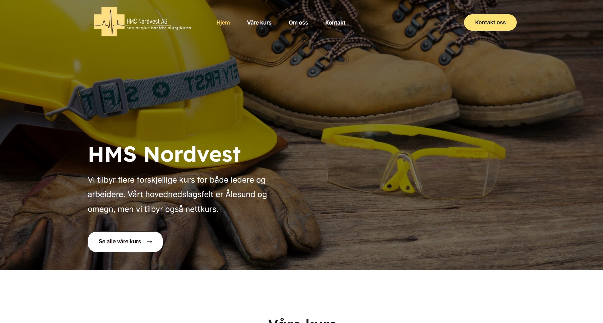 HMS Nordvest - Kursholder i Ålesund