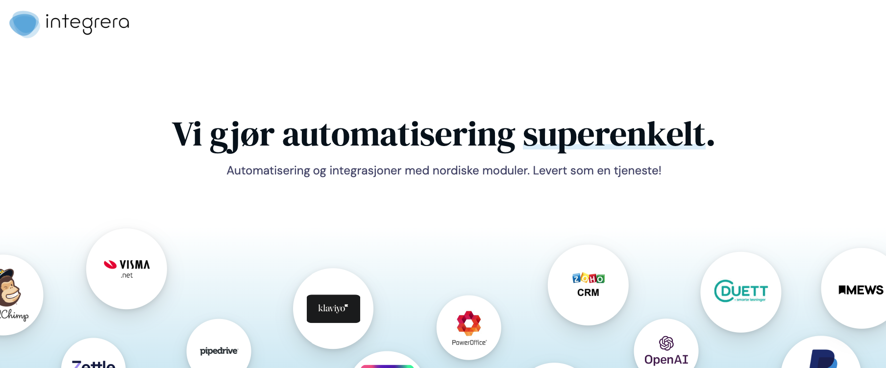 Regnskapsintegrasjoner fra Integrera | Spar tid og penger! – Integrera