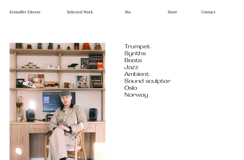 Kristoffer Eikrem Website