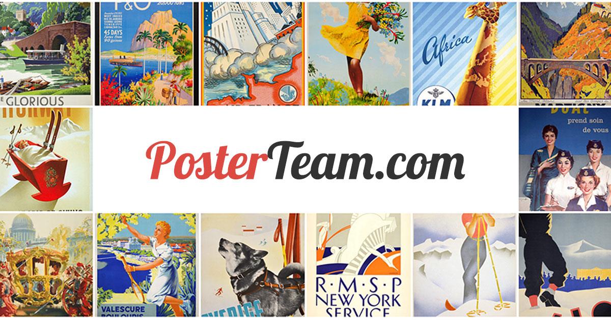 Posterteam - vintage original posters for sale