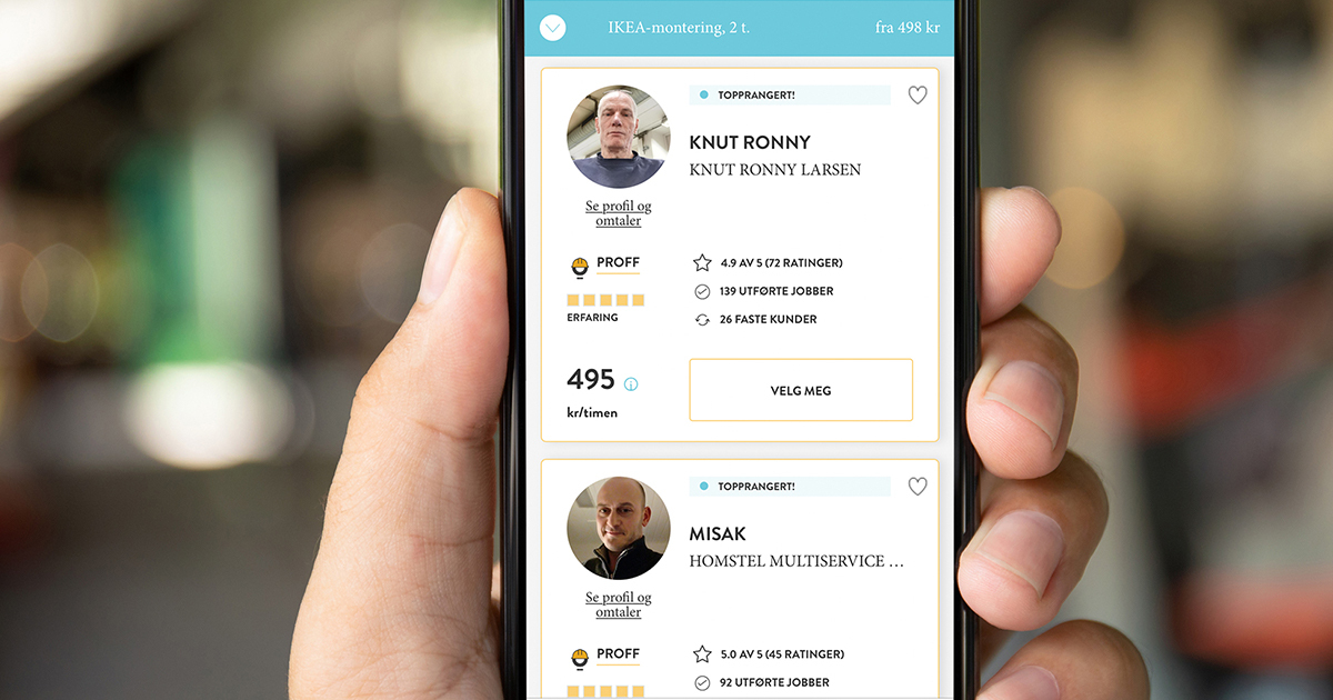 Flinke folk fikser småjobbene dine