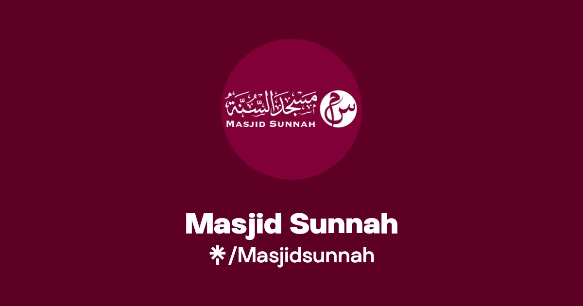 Masjid Sunnah | Instagram, TikTok | Linktree