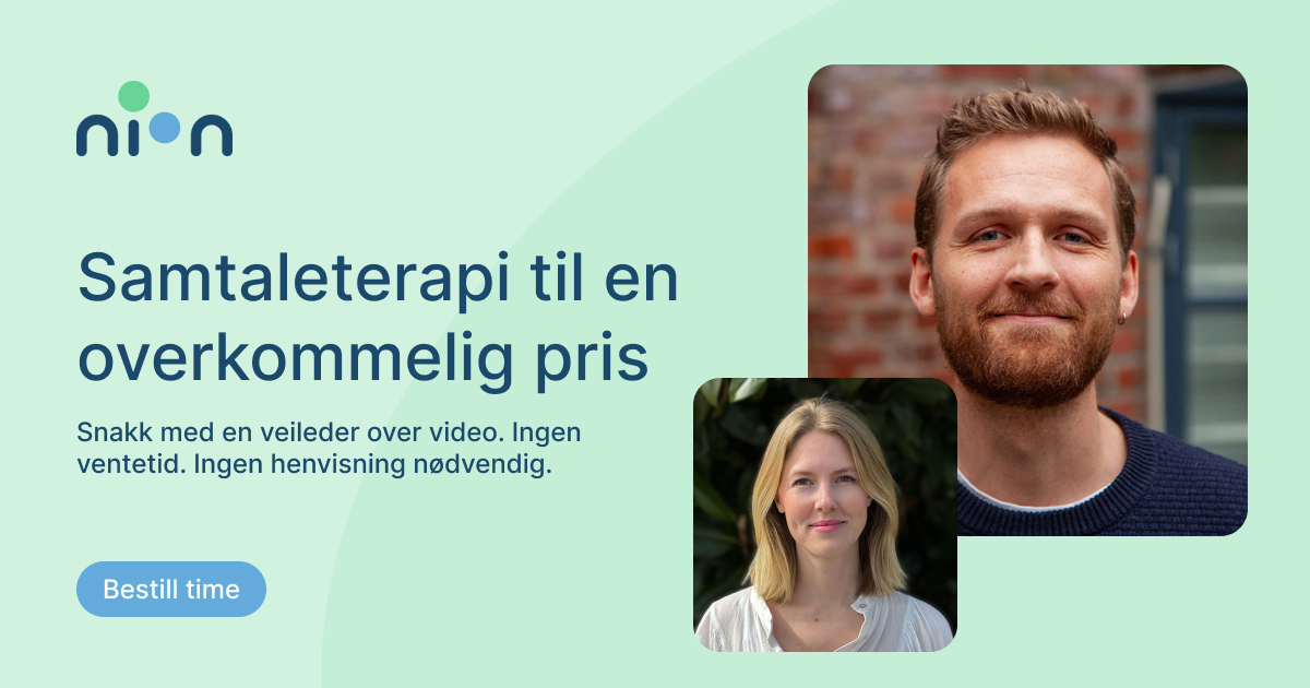 Nion - Rimelig samtaleterapi på video