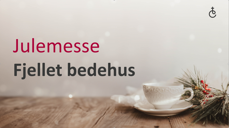 Fjellet bedehus - møter, ungdomsklubb og julemesse