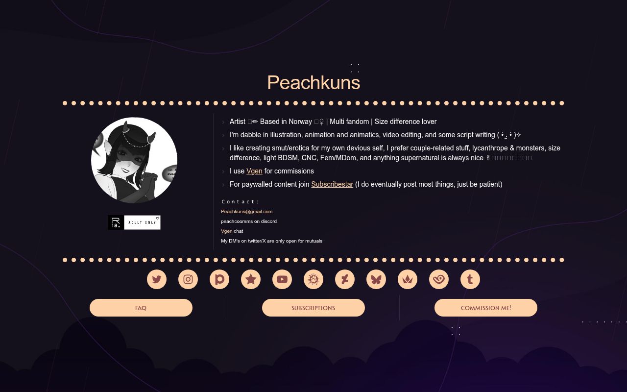 Peachkuns freelancer - Illustration and Animation