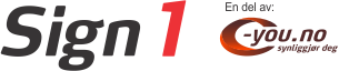 Sign 1 – Vi gjør deg synlig! 