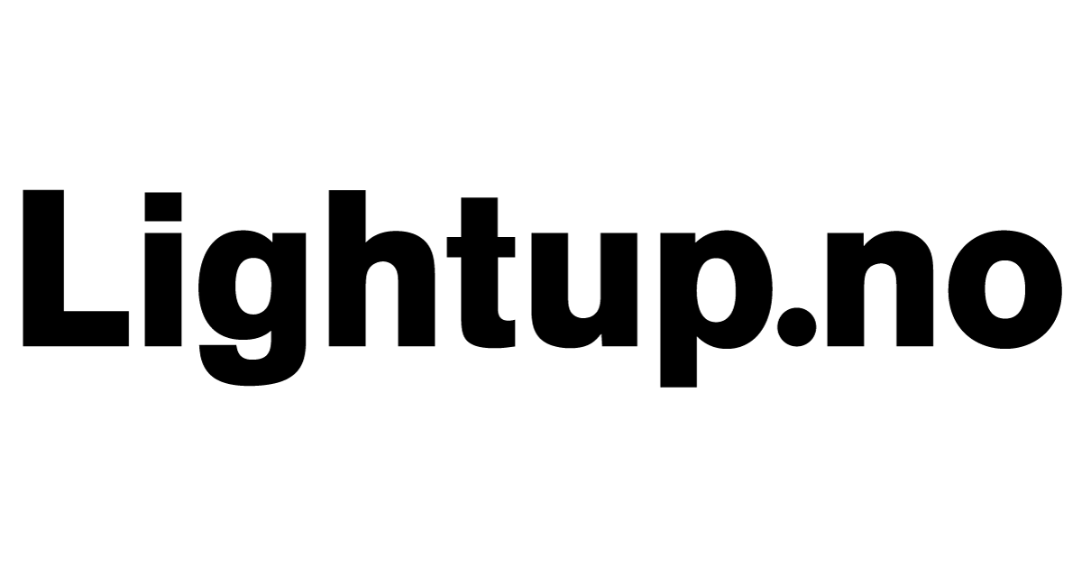 Lamper & Belysning på nett | Lightup.no