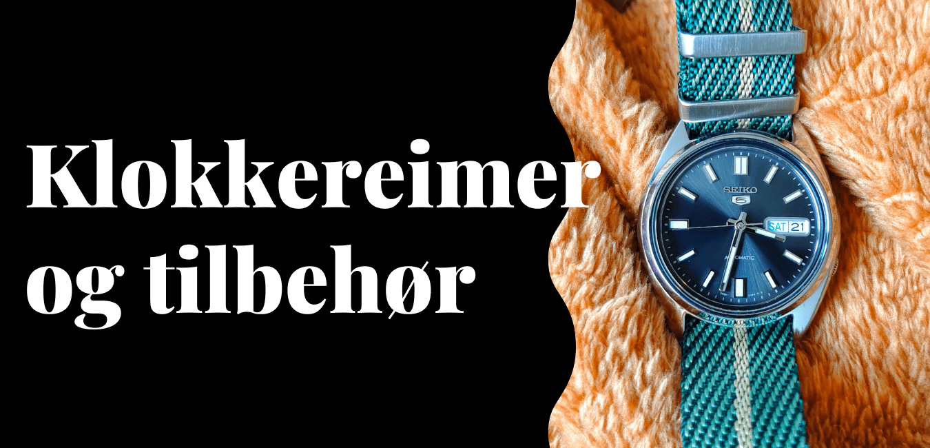 Reimer til apple watch, garmin, analoge- og smartklokker!