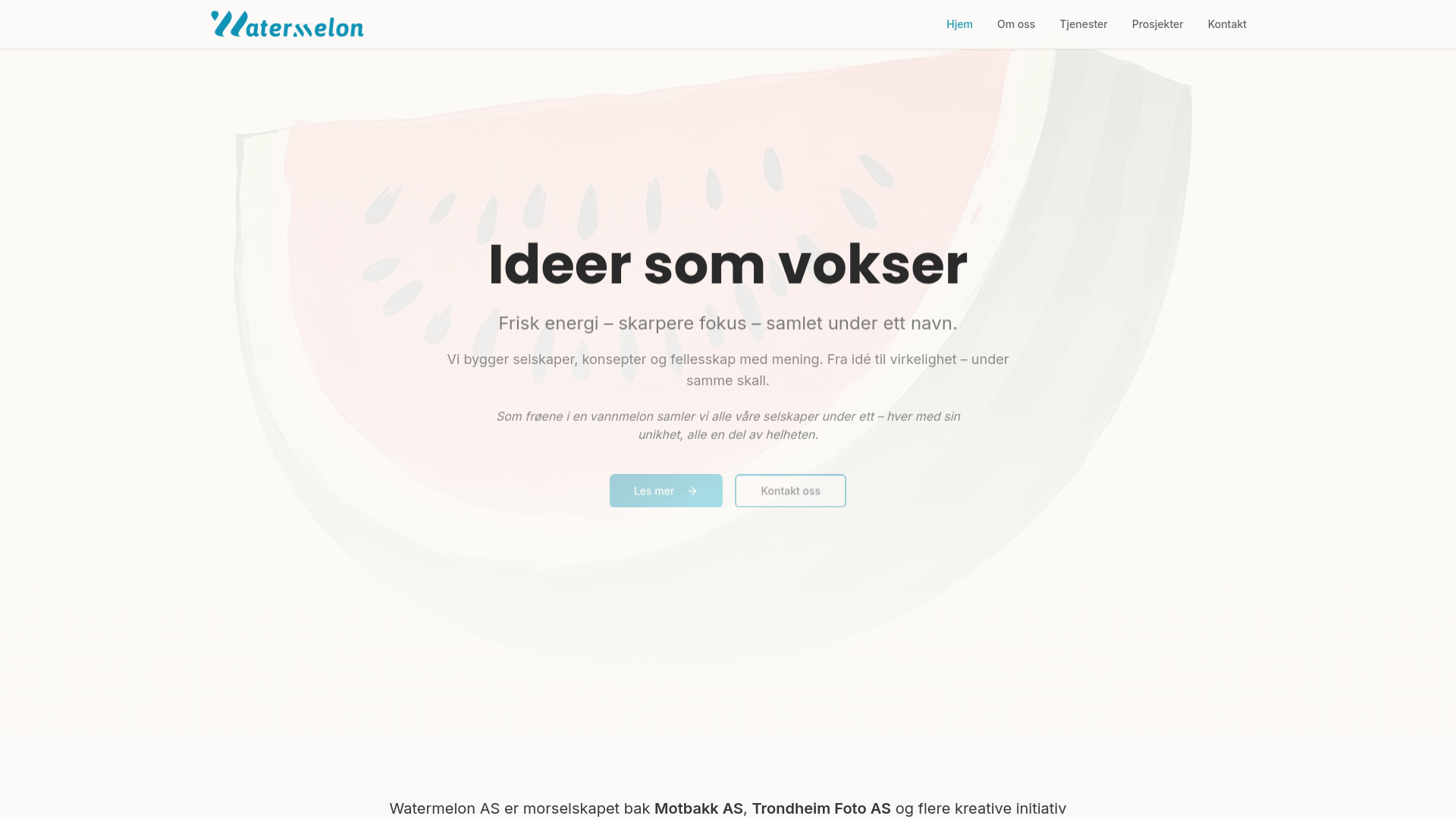 Watermelon AS - Ideer som vokser