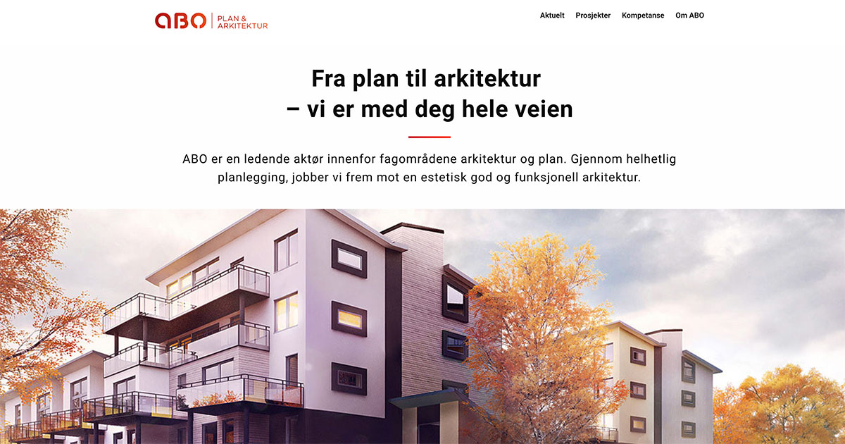 Forside - ABO Plan og Arkitektur