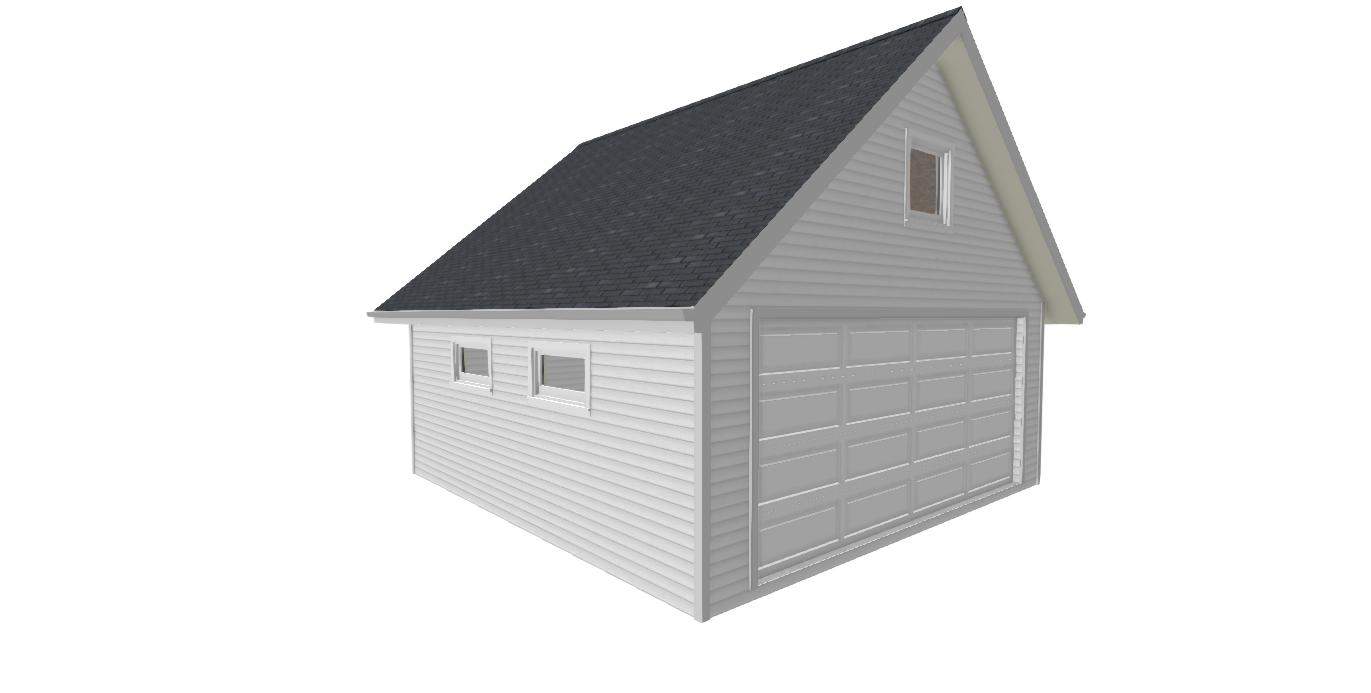 Garasje byggesett til enkelt- og dobbelgarasje | agarasje.no