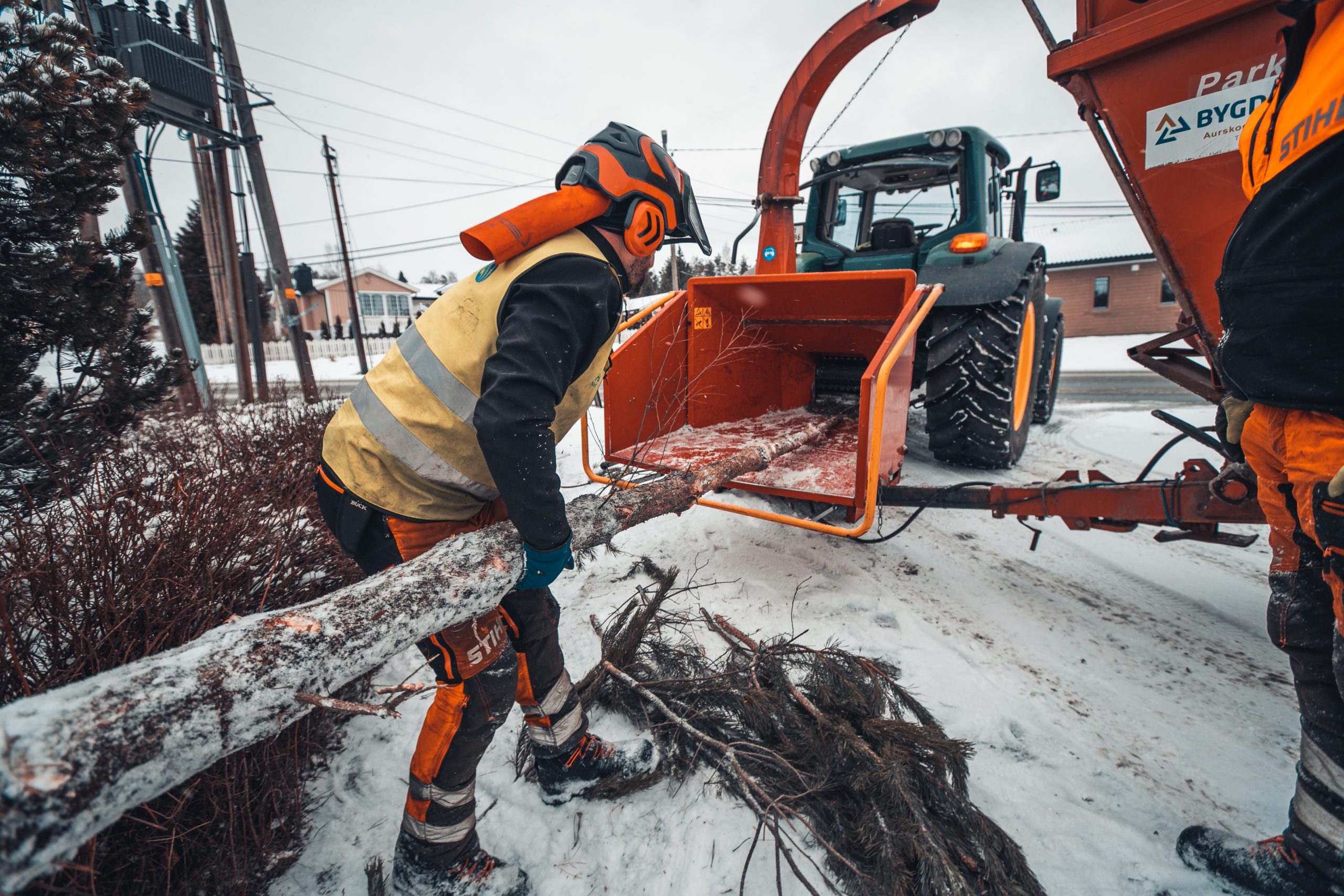 Utemiljø Romerike | Aurskog Høland Bygdeservice | Trefelling