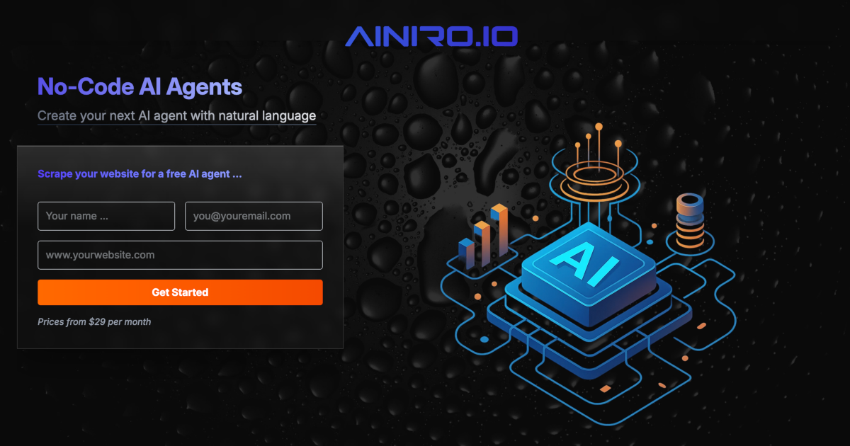 No-Code AI Solutions | AINIRO.IO