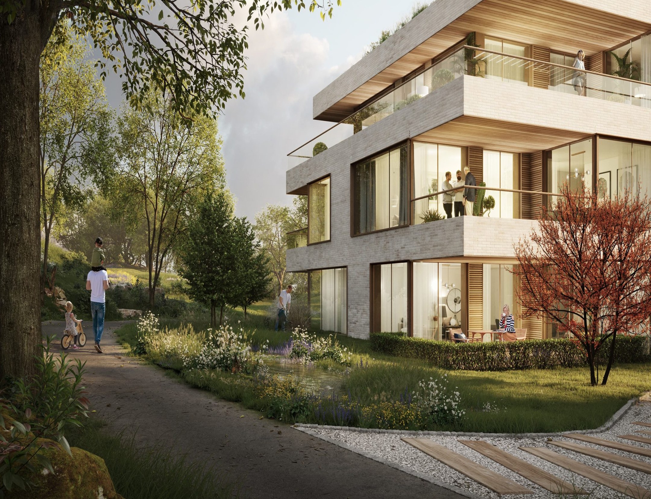 Åsgårdhagen – lune og solrike leiligheter med villakvaliteter