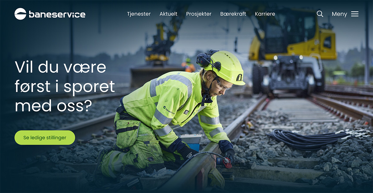 Baneservice | Vil du være først i sporet med oss?