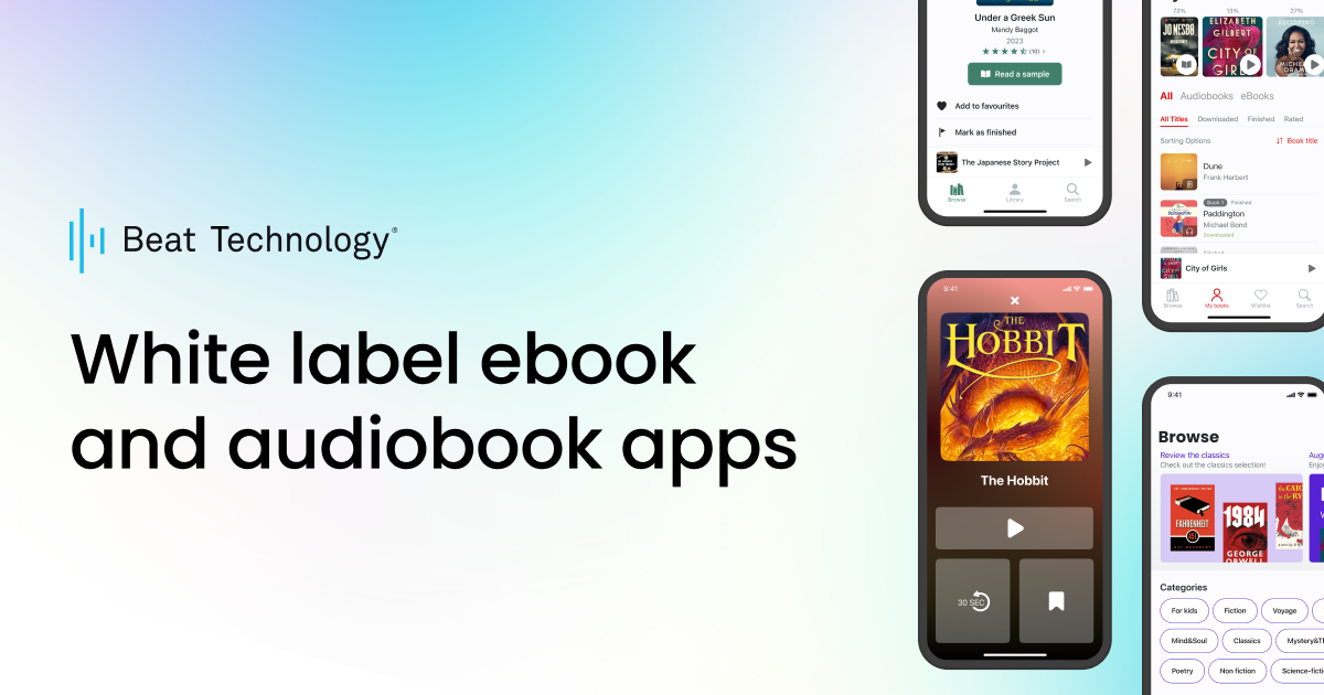 Beat Technology - white label ebook and audiobook apps