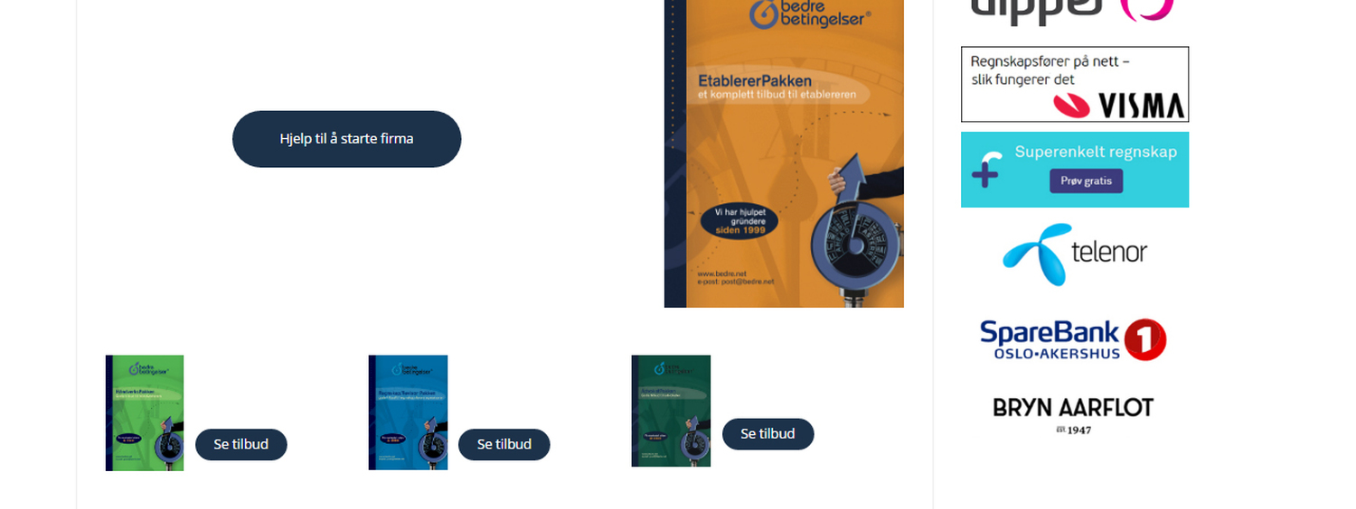 Hvordan starte eget firma eller etablere bedrift?