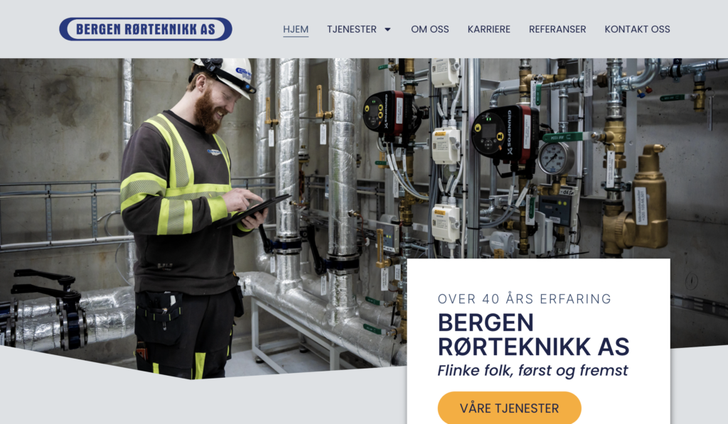 Bergen Rørteknikk - En av regionens ledende rørentreprenører