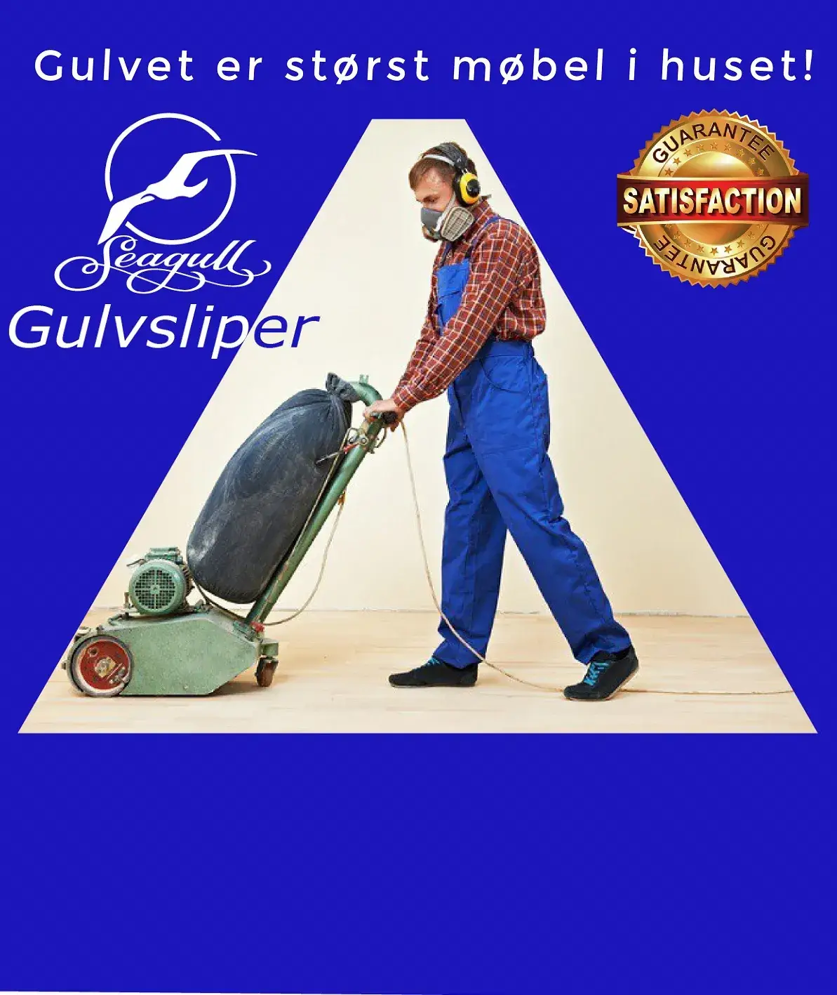 Best gulvsliping i Vestfold | Seagull Gulvsliper Larvik
