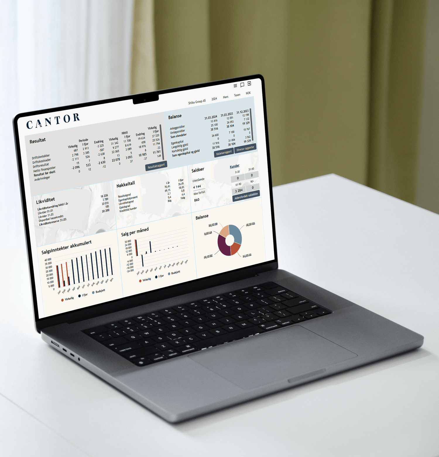 Cantor - Skybasert rapportering for strategisk økonomistyring 