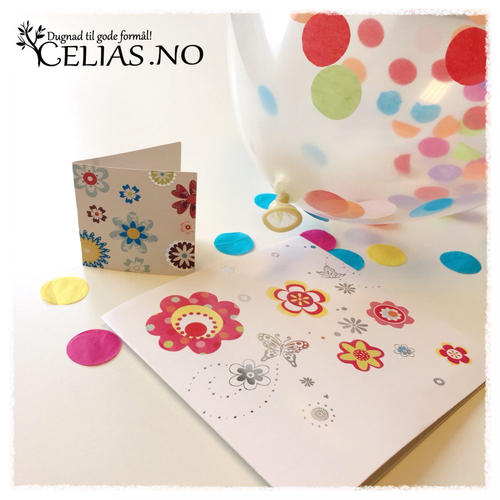 CELIAS - Dugnadskort med SØLV TRYKK! Dugnad til gode formål!