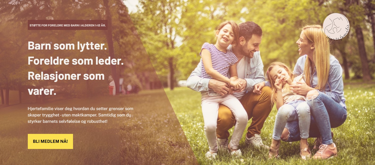 Hjertefamilie - Medlemsportalen for deg som har barn mellom 1-12 år.