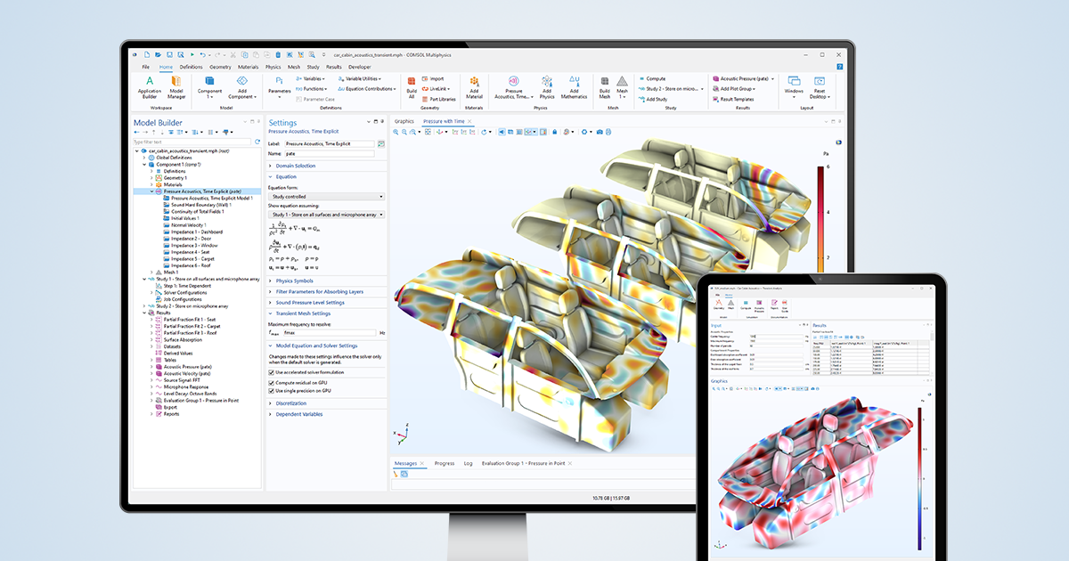COMSOL: Multiphysics Software for Optimizing Designs
