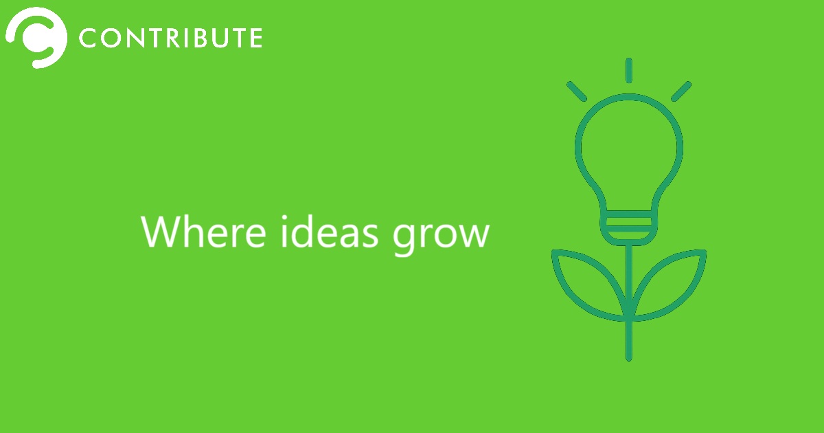 Contribute AS – Where ideas grow
