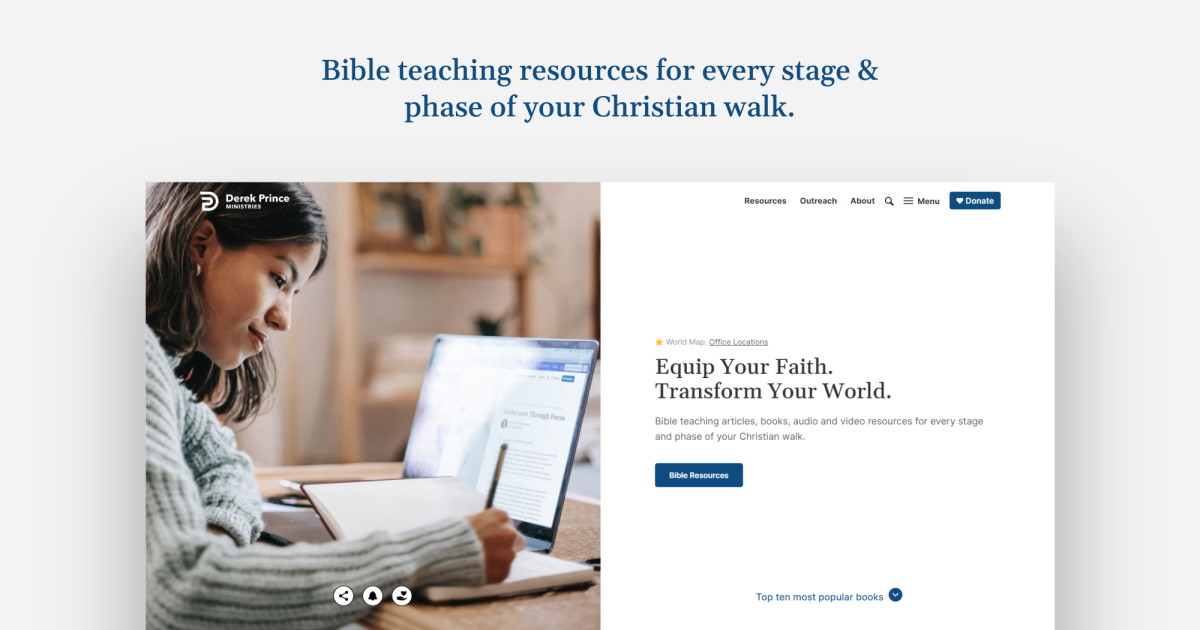 Derek Prince Ministries Norge | Den ypperste samling av bibelundervisning