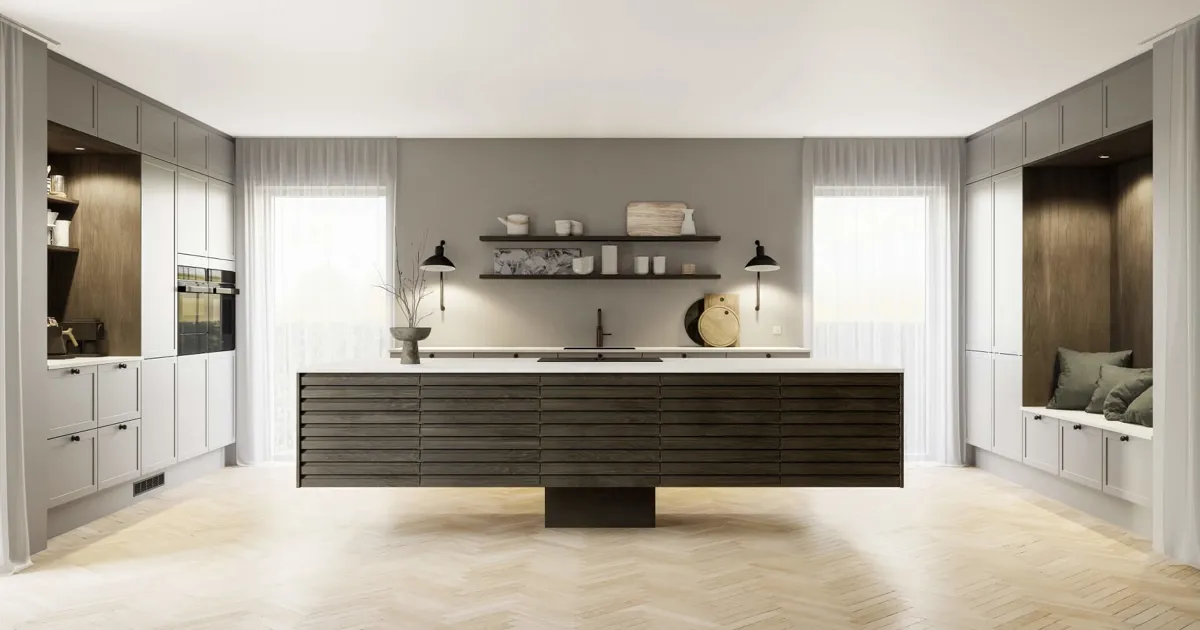 Designa - hele huset rundt | Køkken, bad, bryggers og garderobe