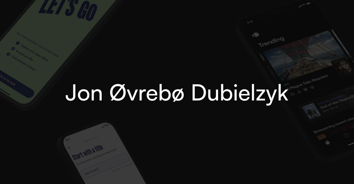 Portfolio of Jon Øvrebø Dubielzyk