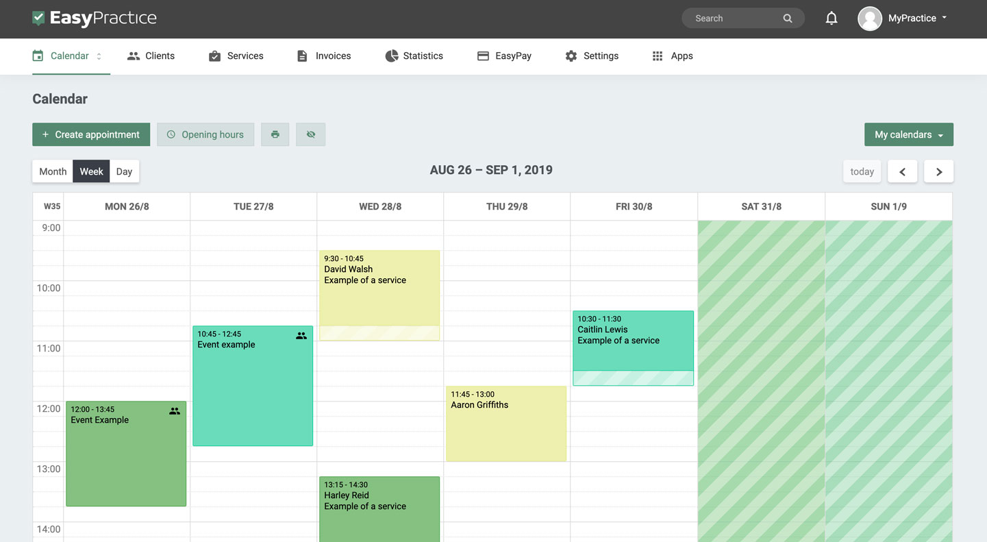 EasyPractice - Plattformen for terapeuter og behandlere!