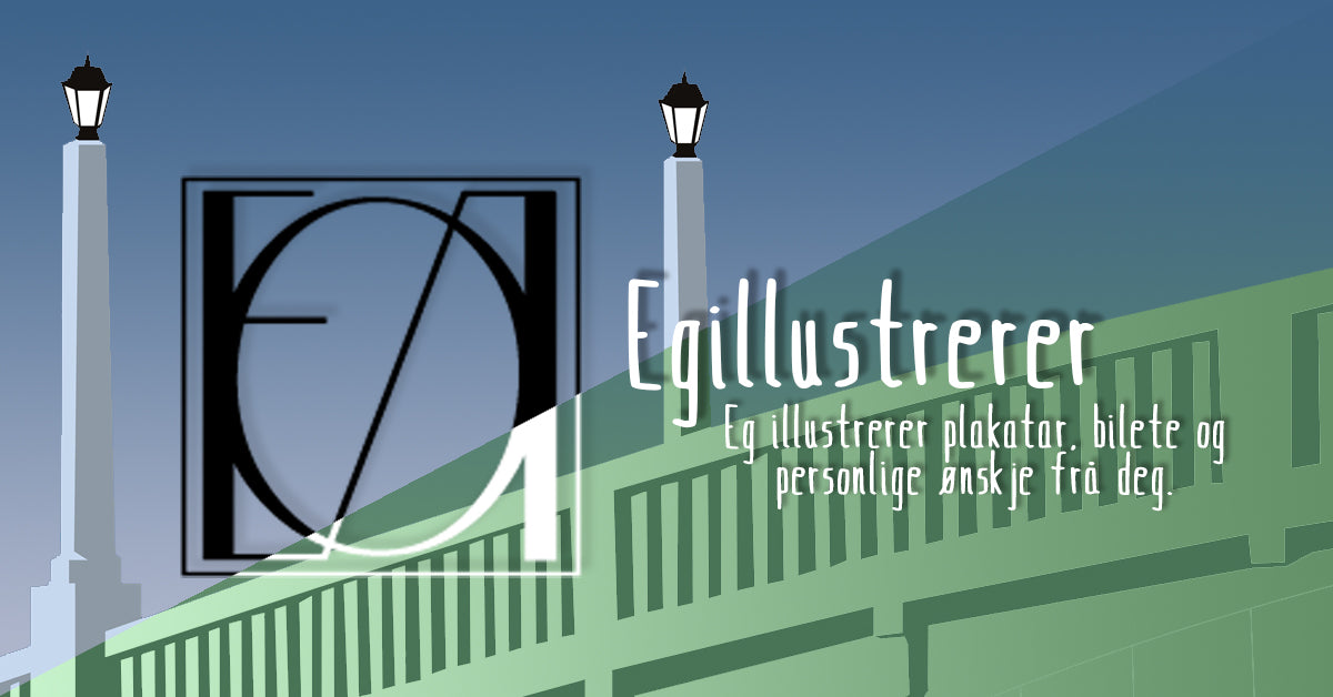 Egillustrerer - Plakater og personlige illustrasjoner - Nye design