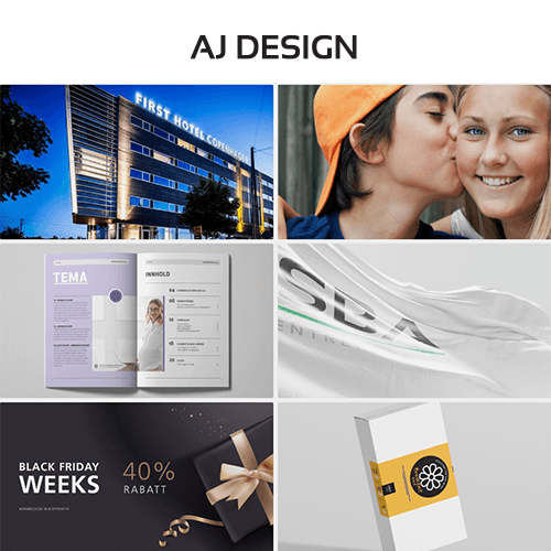 AJ Design I Grafisk designer - visuelle løsninger til trykk og digitale flater