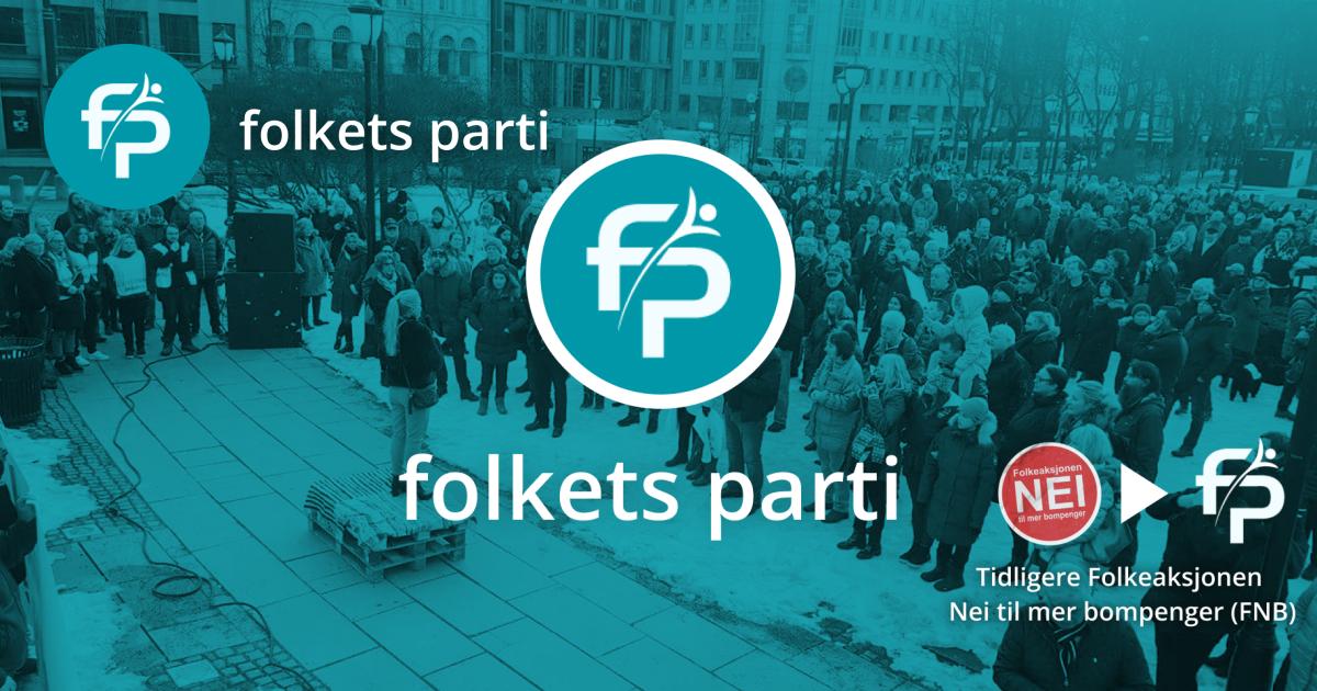 Folkets Parti – (Tidligere FNB - Folkeaksjonen nei til mer bompenger )