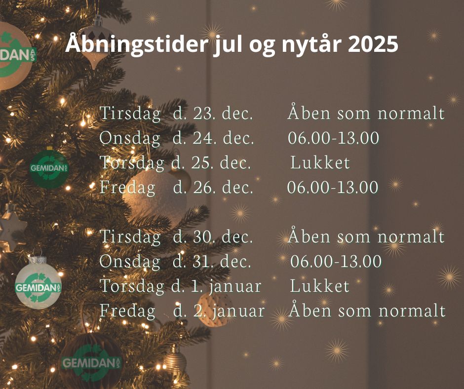 Gemidan Affaldsbehandler af mad og organisk affald og have/park affald