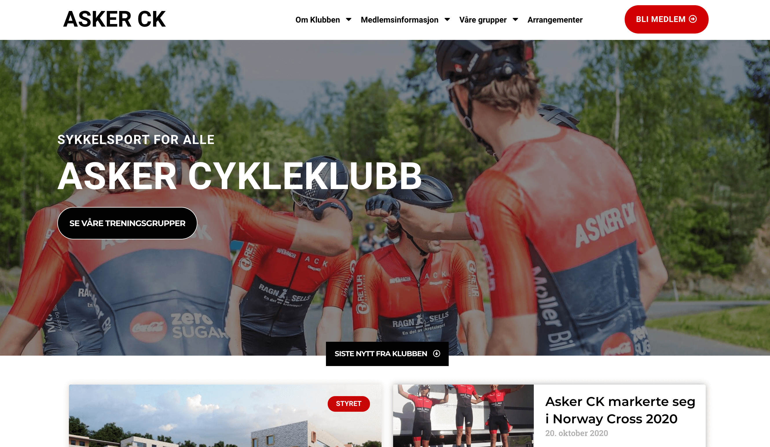 Asker Cykleklubb | Sykkelsport for alle