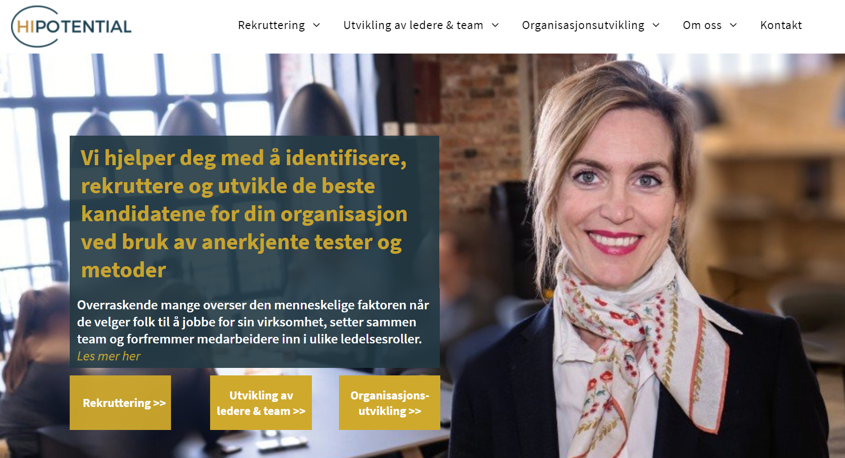 Homepage HiPOTENTIAL - Personlighetstesting