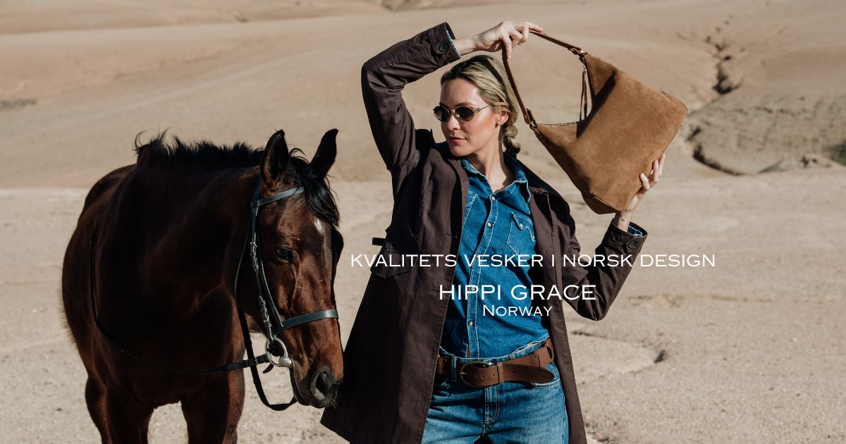 Hippi Grace Norway - skinnvesker i tidløst norsk design