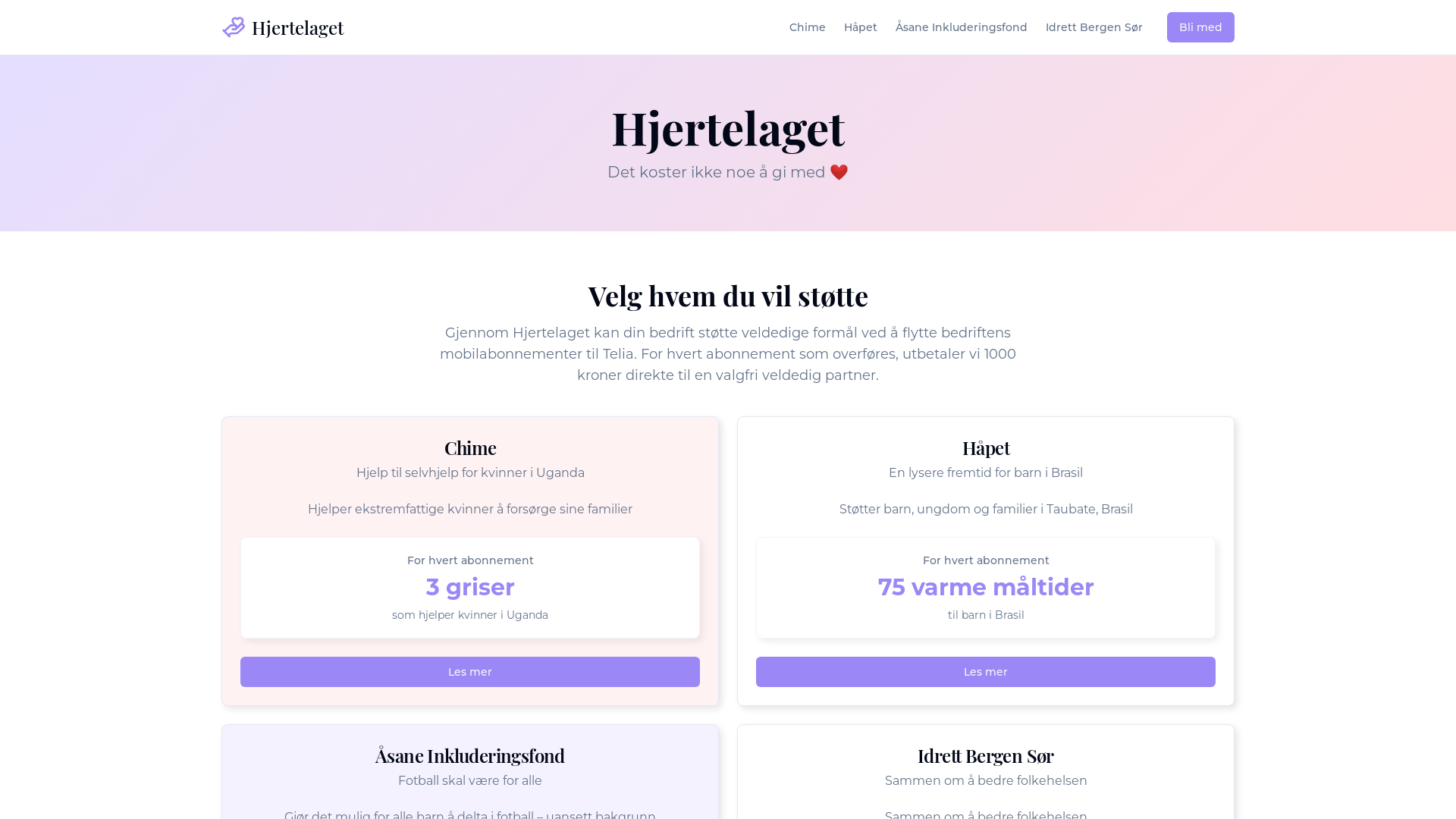Hjertelaget - Sammen gjør vi en forskjell