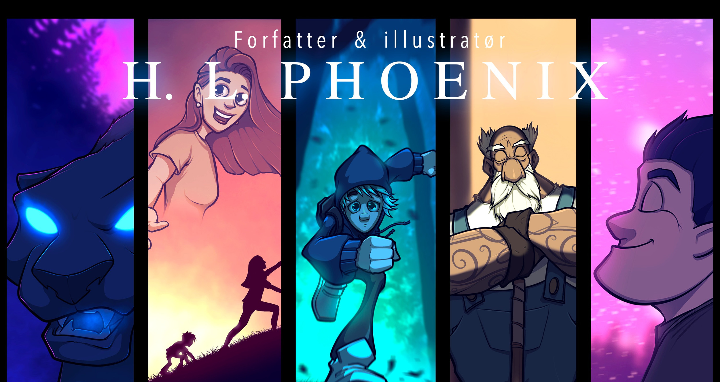 H. L. Phoenix - Norsk forfatter og illustratør