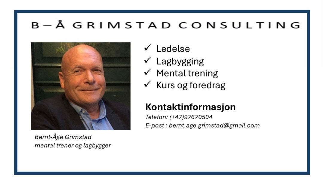B-Å Grimstad Consulting - berntagegrimstad.com
