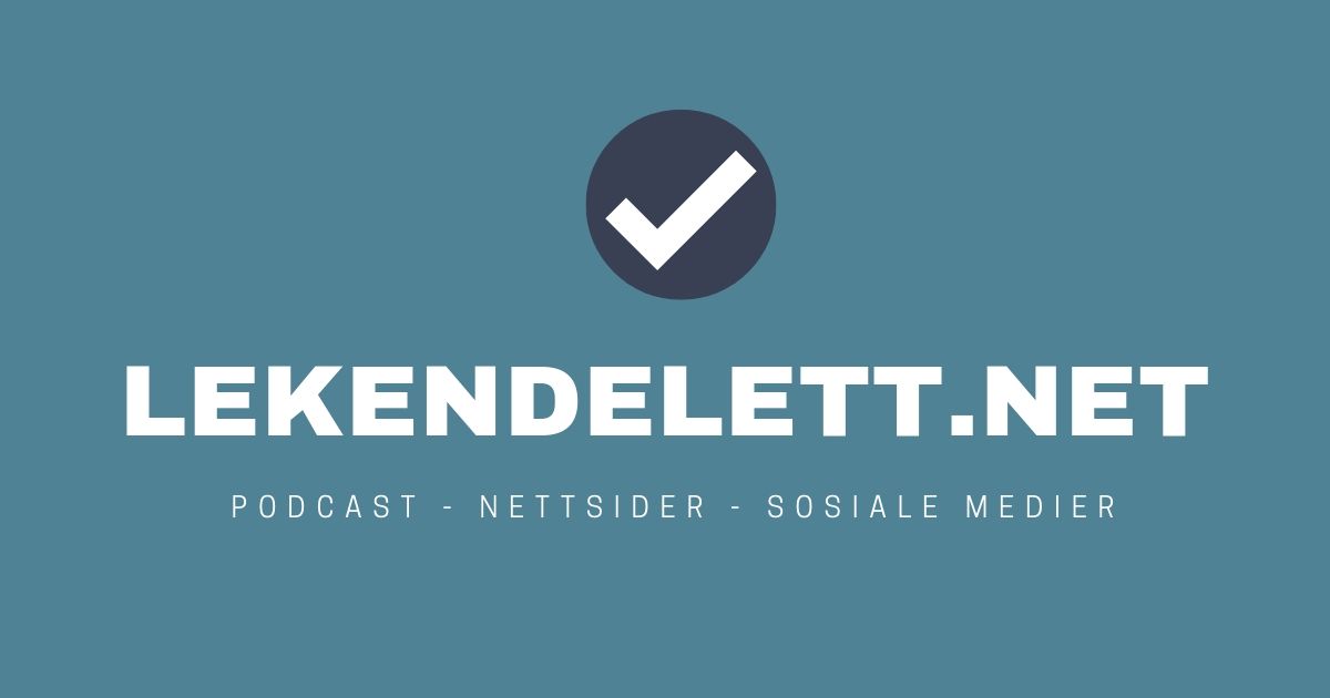 Lekendelett på nett