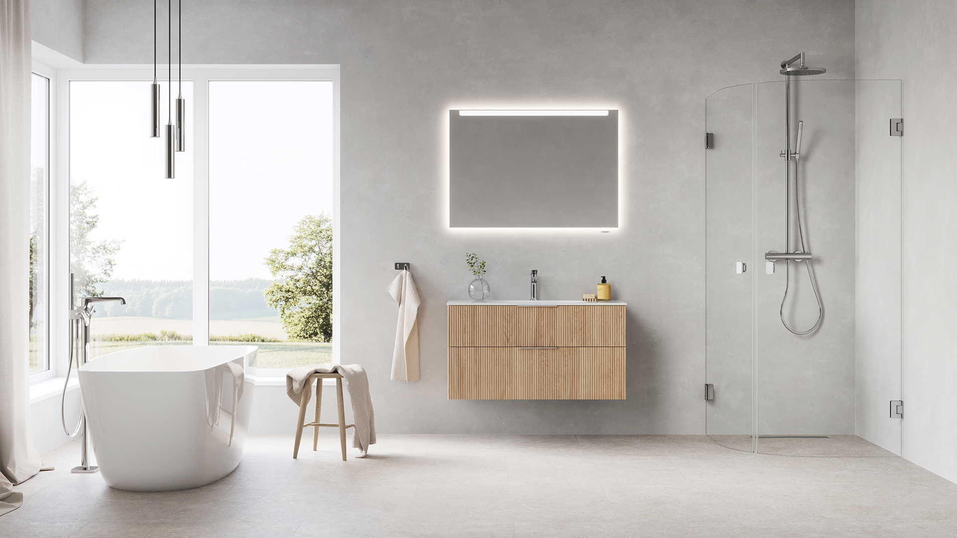 Baderomsmøbler og dusjer av høy kvalitet