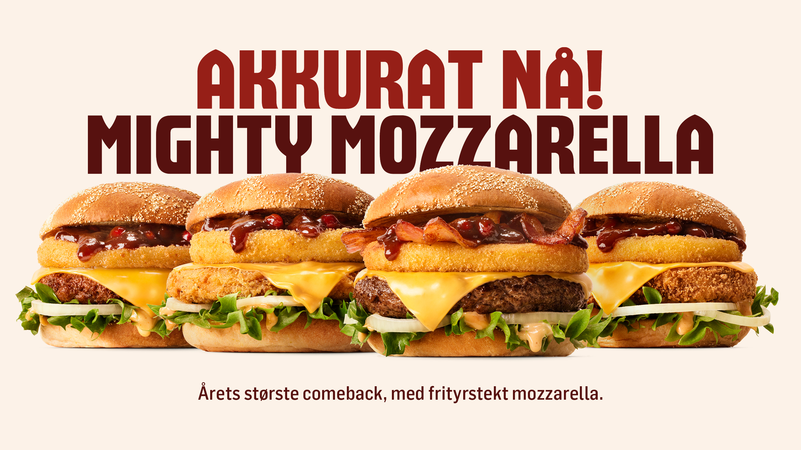 MAX serverer Norges beste burgerer! Velkommen inn!