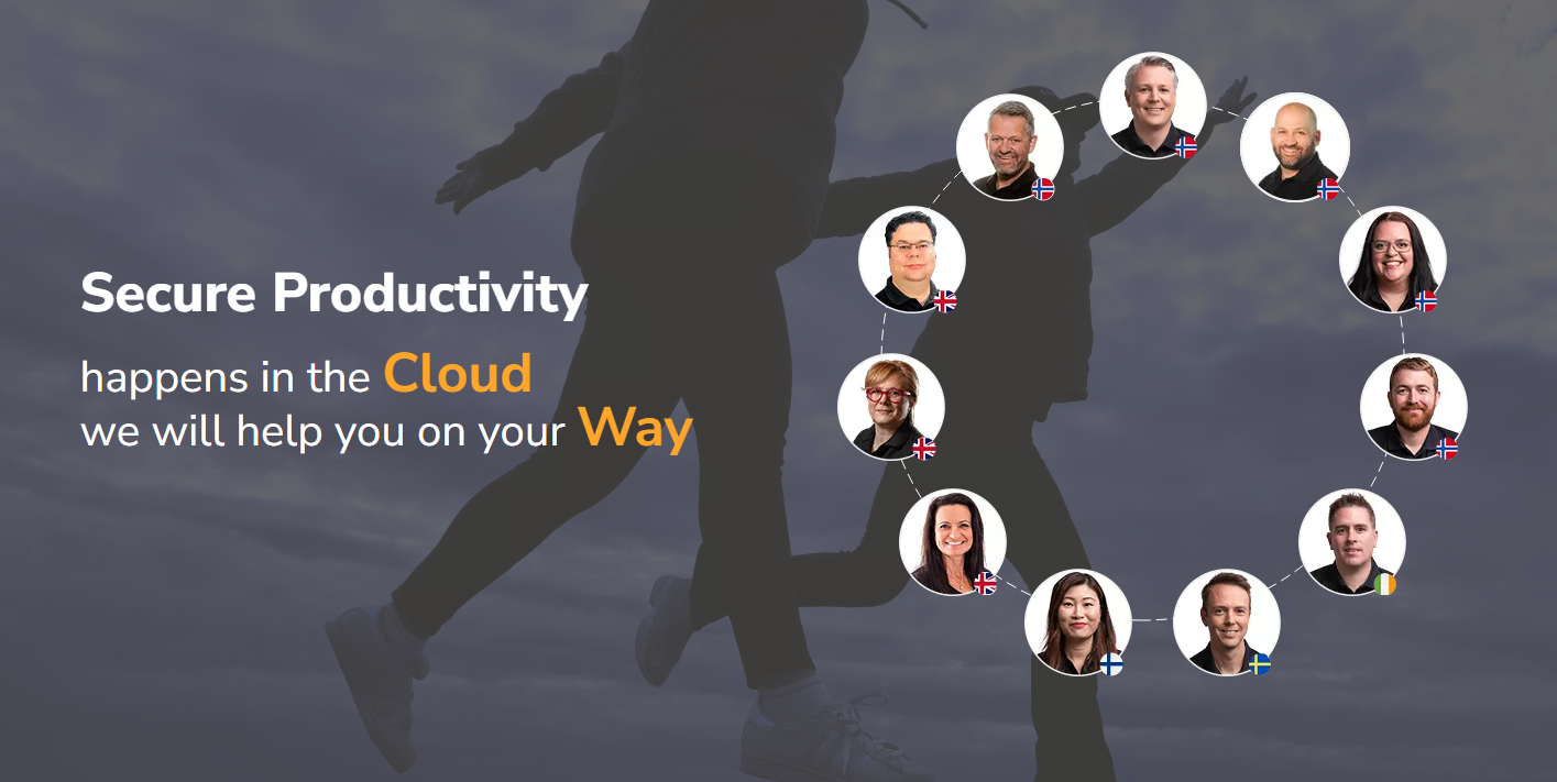 Secure your productivity in the Cloud. We'll help you on your way.